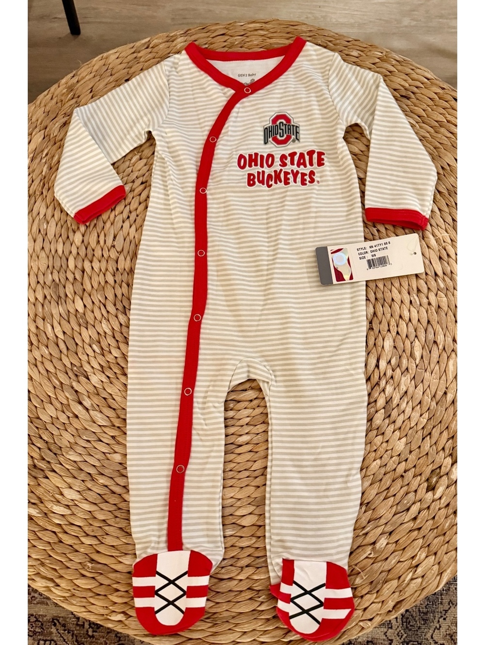 Gen 2 Baby Ohio State Buckeyes Sz 9 Months NWT